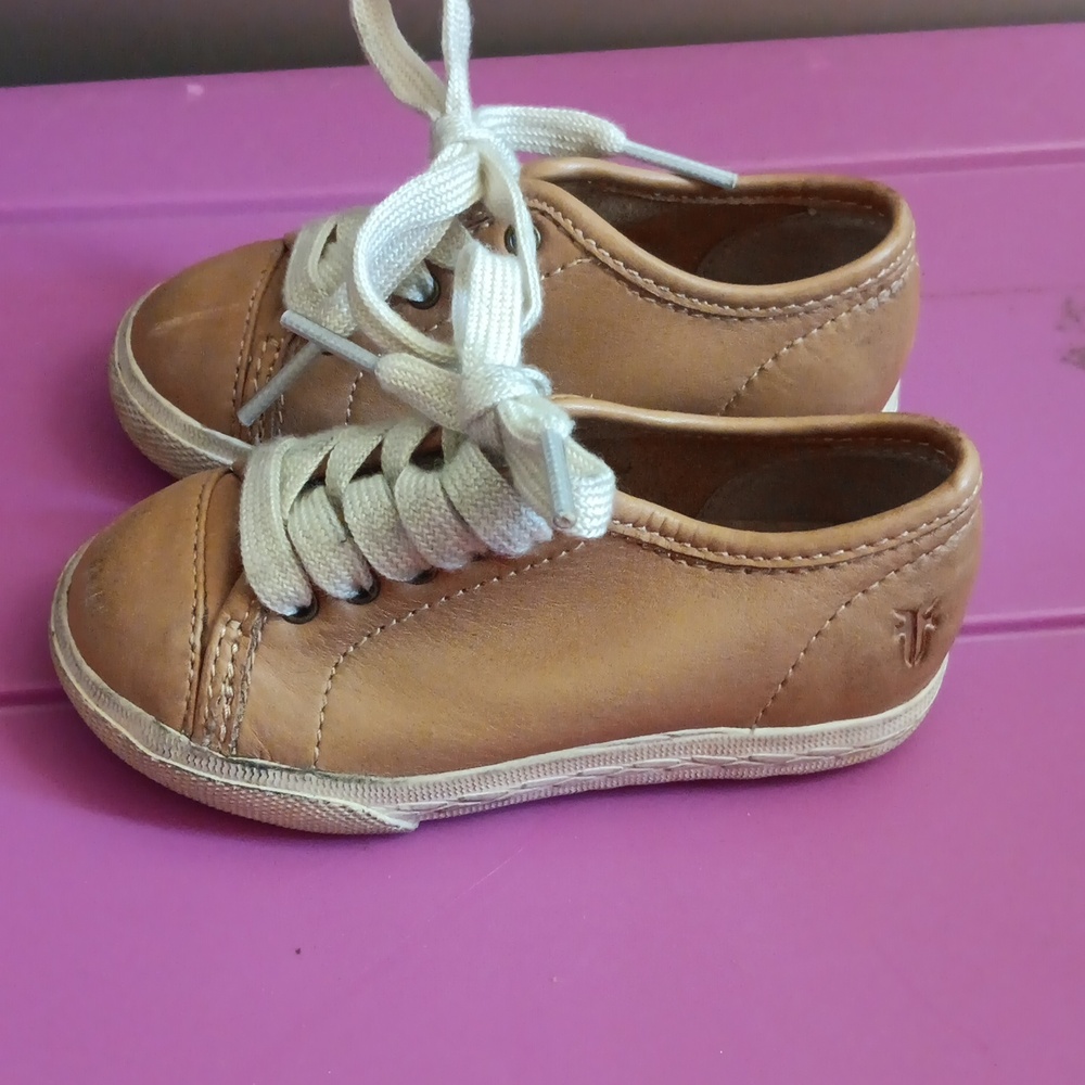 Frye leather sneakers for baby